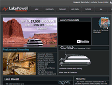 Tablet Screenshot of lakepowelltimeshare.com